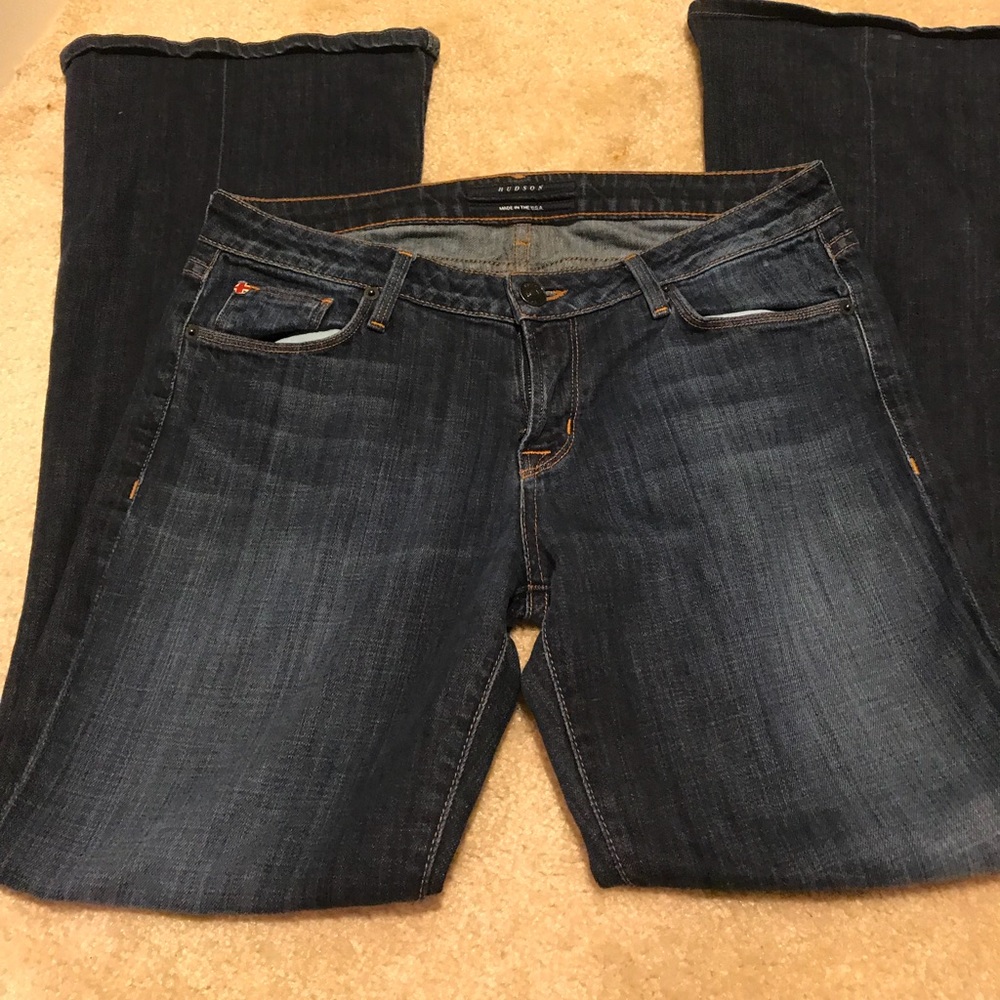 Hudson 5pkt Flare Darkwash Jeans, 30